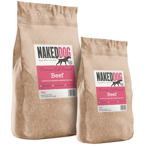 Premium Cold Pressed Beef 2.5kg by Naked Dog