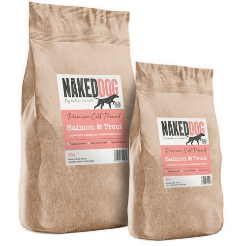 Premium Cold Pressed Salmon & Trout 2.5kg by Naked Dog