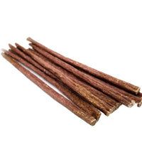 Air-dried beef jerky straws natural dog treat.