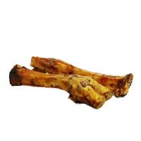 Natural beef shin dog chew single piece high protein collagen rich long lasting treat for teeth and gums.