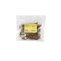 Pack of natural chicken necks dog chews high protein low fat air dried treats for dental health and long lasting chewing.