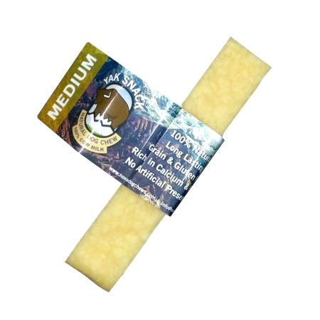 Small premium natural yak chew dog treat long lasting for dental health.