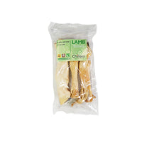 High-quality natural lamb-trotters dog chew treats pack for dental care.