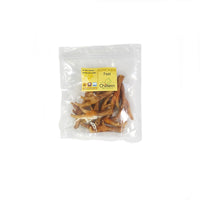 Pack of natural chicken feet dog chews high protein low fat air dried treats for dental health and long lasting chewing.