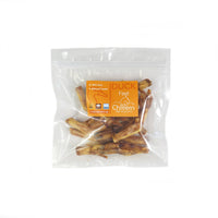 Pack of natural duck feet dog chews high protein air dried treats for dental health and long lasting chewing.